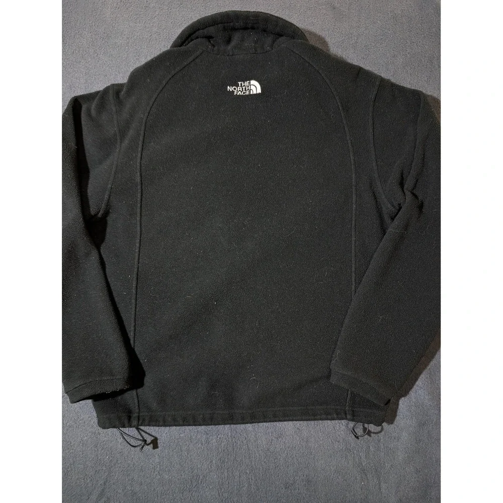 North Face Jacket Mens Small Black Full Zip Fleece Polartec Outdoors Hiking Warm
